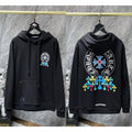 Chrome Hearts Multi-Color Cluster Cross Hoodie (Black)